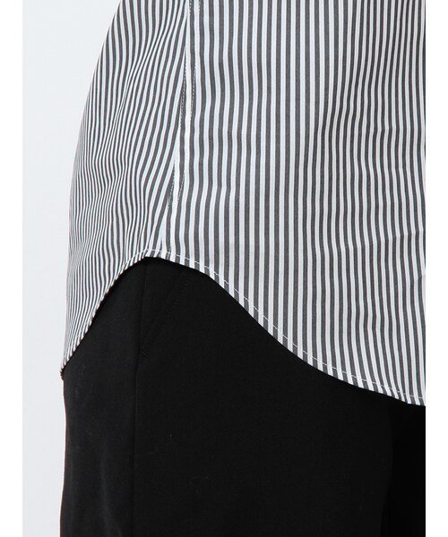 io（イオ）の「ioHEATHROW シャツ（トップス・レディース・099 ブラック・1）」の5枚目の写真