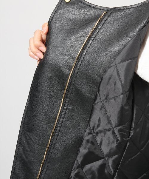 LEPSIM（レプシィム）の「フェイクレザーキリカエライダース（ジャケット/アウター・レディース・チドリ/ブラック/ブラウン・Ｍ/Ｌ）」の16枚目の写真