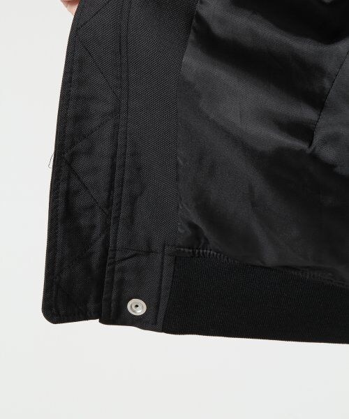 SQUOVAL（スクオーバル）の「シャンブレーオックスＭＡ－１（ジャケット/アウター・レディース・ブラック/ネイビー・FREE）」の13枚目の写真