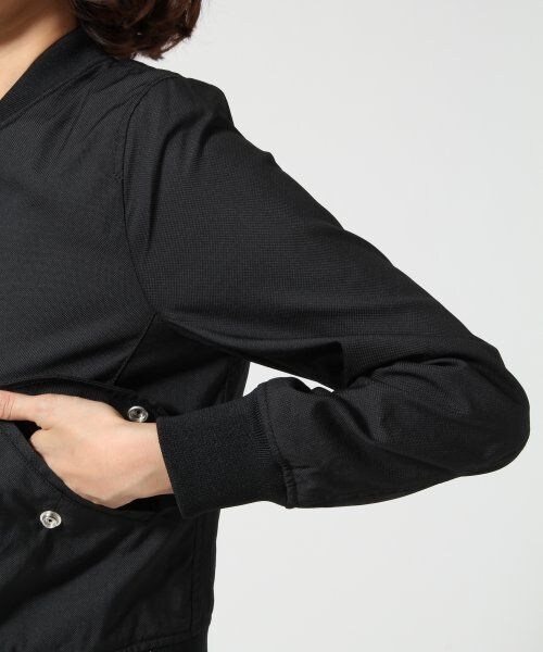 SQUOVAL（スクオーバル）の「シャンブレーオックスＭＡ－１（ジャケット/アウター・レディース・ブラック/ネイビー・FREE）」の8枚目の写真