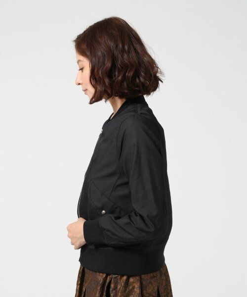 SQUOVAL（スクオーバル）の「シャンブレーオックスＭＡ－１（ジャケット/アウター・レディース・ブラック/ネイビー・FREE）」の3枚目の写真