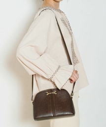 Crisp | クロコダイルパターンショルダーバッグ[c3i2718b](ショルダーバッグ)