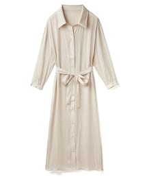 GRL | ウエストリボンシャツワンピース(シャツワンピース)