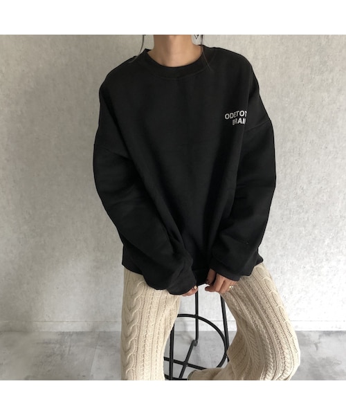 copine（コピン）の「再々入荷！ゆる可愛いオーバーサイズ！あったか裏起毛ロゴスウェット(3color)（スウェット・レディース・その他）」の7枚目の写真