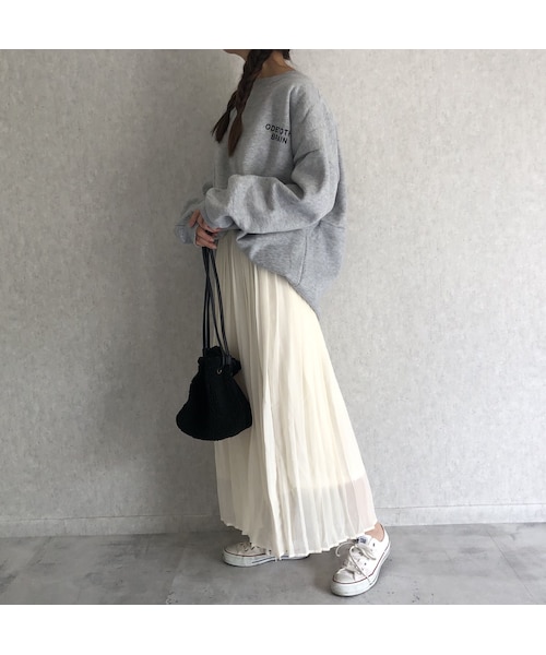 copine（コピン）の「再々入荷！ゆる可愛いオーバーサイズ！あったか裏起毛ロゴスウェット(3color)（スウェット・レディース・その他）」の10枚目の写真