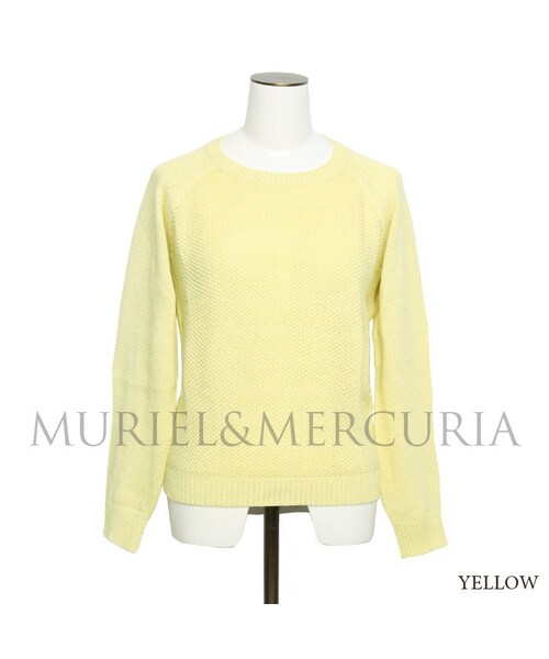 MURIEL&MERCURIA（マリエルアンドマキュリア）の「リリヤンラーベンニット（ニット/セーター・レディース・OFF/ORANGE/YELLOW・38）」の2枚目の写真