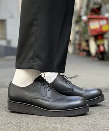 PADRONE（パドローネ）の「STUDIOUS別注 DERBY PLAIN TOE SHOES