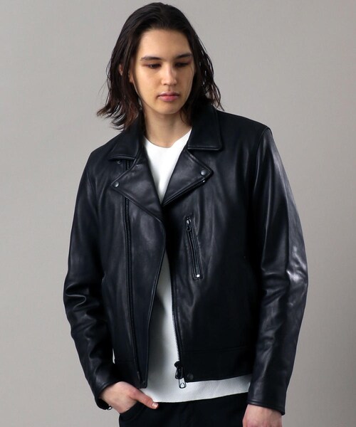 バイカージャケット Lamb Skin Leather Biker
