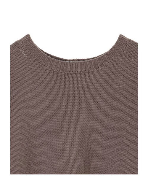 Green　Parks（グリーンパークス）の「・SUGAR SPOON 2wayニットプルオーバー（トップス・アイボリー/ブラック/ボルドー/モカ・F）」の18枚目の写真