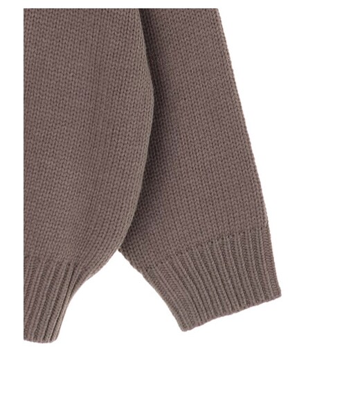 Green　Parks（グリーンパークス）の「・SUGAR SPOON 2wayニットプルオーバー（トップス・アイボリー/ブラック/ボルドー/モカ・F）」の19枚目の写真