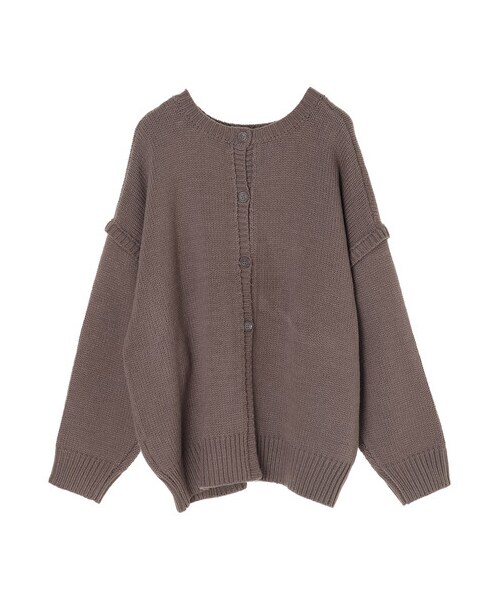 Green　Parks（グリーンパークス）の「・SUGAR SPOON 2wayニットプルオーバー（トップス・アイボリー/ブラック/ボルドー/モカ・F）」の17枚目の写真