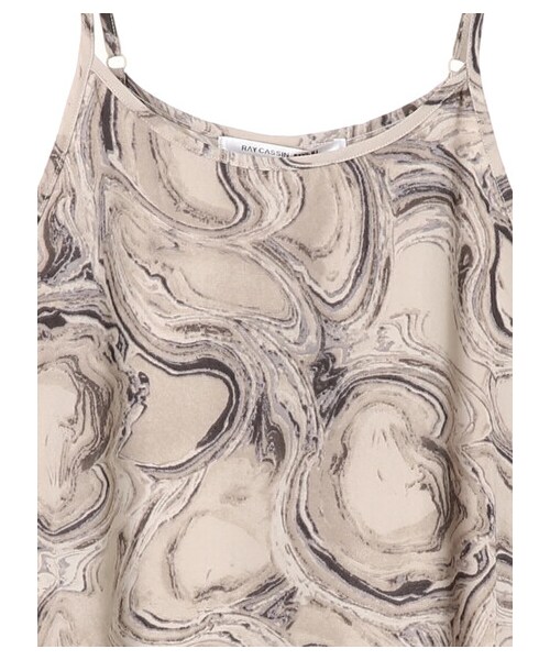 Green　Parks（グリーンパークス）の「・RAY CASSIN マーブルptキャミワンピース（ワンピース/ドレス・グレー/ピンク/ベージュ・F）」の7枚目の写真