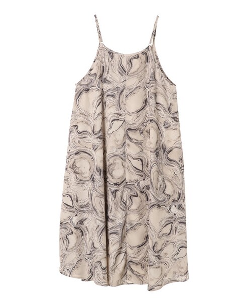 Green　Parks（グリーンパークス）の「・RAY CASSIN マーブルptキャミワンピース（ワンピース/ドレス・グレー/ピンク/ベージュ・F）」の6枚目の写真