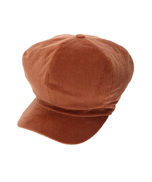 Green Parks(グリーンパークス)の「・コーデュロイキャスケット(帽子・アイボリー/ブラック/テラコッタ・F)」の17枚目の写真
