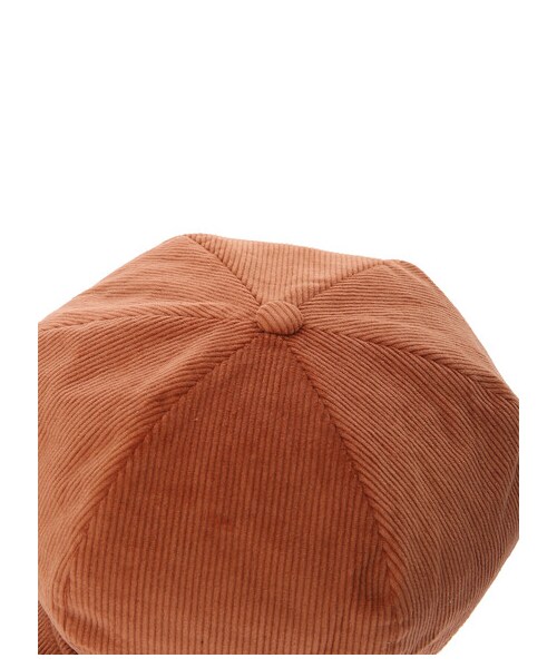 Green Parks(グリーンパークス)の「・コーデュロイキャスケット(帽子・アイボリー/ブラック/テラコッタ・F)」の12枚目の写真