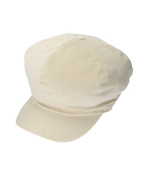 Green Parks(グリーンパークス)の「・コーデュロイキャスケット(帽子・アイボリー/ブラック/テラコッタ・F)」の15枚目の写真