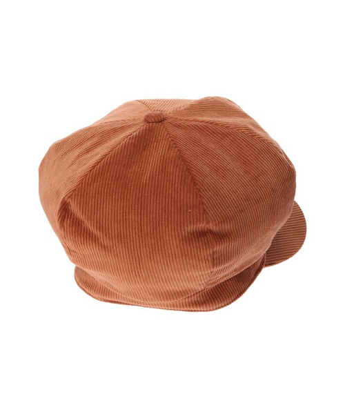 Green Parks(グリーンパークス)の「・コーデュロイキャスケット(帽子・アイボリー/ブラック/テラコッタ・F)」の10枚目の写真