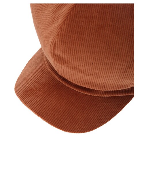 Green Parks(グリーンパークス)の「・コーデュロイキャスケット(帽子・アイボリー/ブラック/テラコッタ・F)」の13枚目の写真