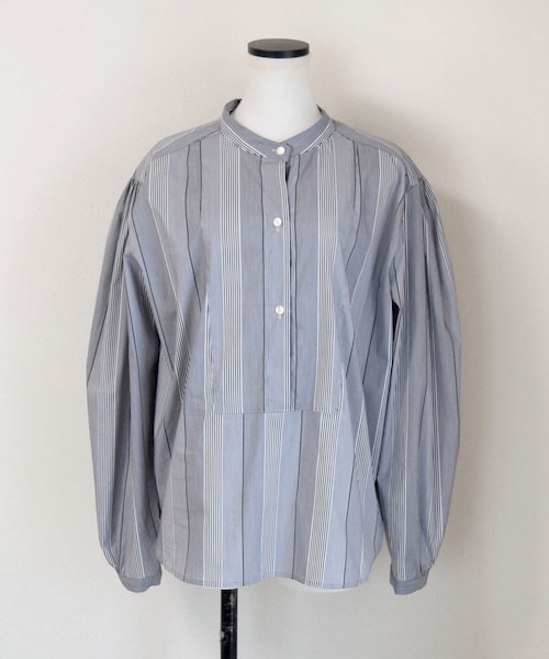 no brand(ノーブランド)の「バックリボンストライプバルーンスリ-ブBL(シャツ/ブラウス・レディース・その他)」の12枚目の写真