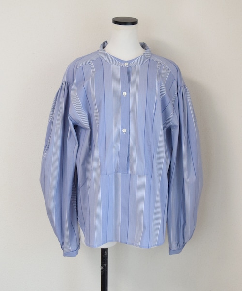 no brand(ノーブランド)の「バックリボンストライプバルーンスリ-ブBL(シャツ/ブラウス・レディース・その他)」の9枚目の写真