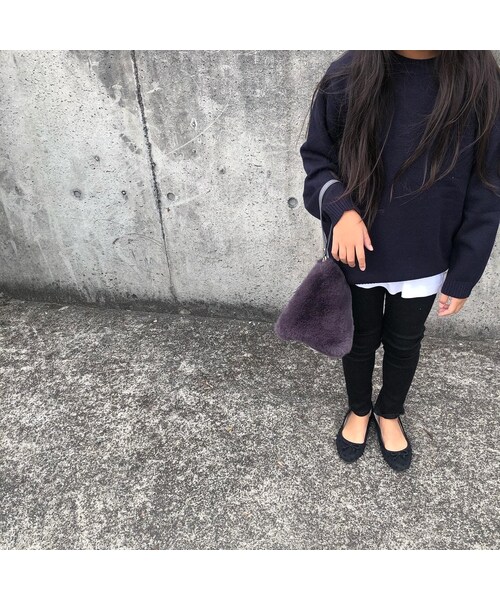 cache cache（カシュ カシュ）の「ニット（濃紺/グレー）（ニット/セーター・キッズ・その他）」の8枚目の写真