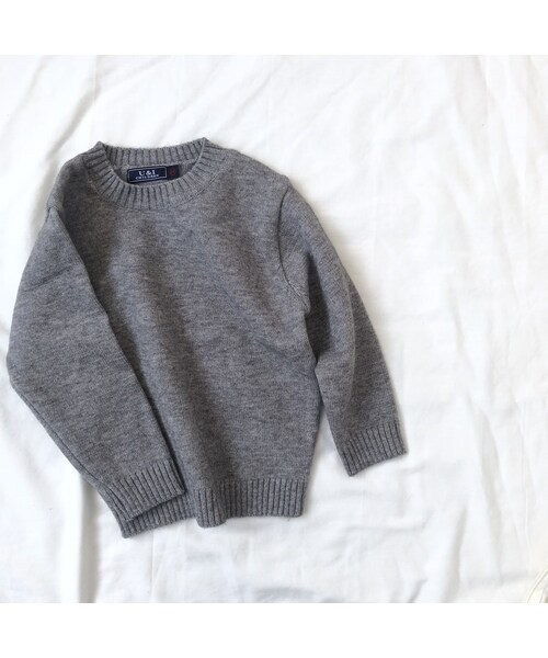 cache cache（カシュ カシュ）の「ニット（濃紺/グレー）（ニット/セーター・キッズ・その他）」の6枚目の写真