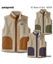 patagonia | パタゴニア K’s Retro-X Vest   65619 キッズ・レトロX・ベスト NAUB NCBR NPPU 正規品(その他アウター)