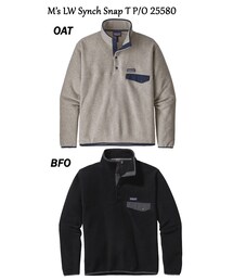 美品 patagonia パタゴニア シンチラスナップT M 25580 patagonia（パタゴニア）の「パタゴニア M's LW Synch Snap T P/O