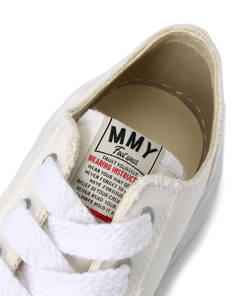 MIHARAYASUHIRO(ミハラヤスヒロ)の「Maison MIHARAYASUHIRO/ メゾン ミハラヤスヒロ/CANVAS LOW/JP(シューズ・メンズ・WHITE/BLACK・41/42/43)」の6枚目の写真