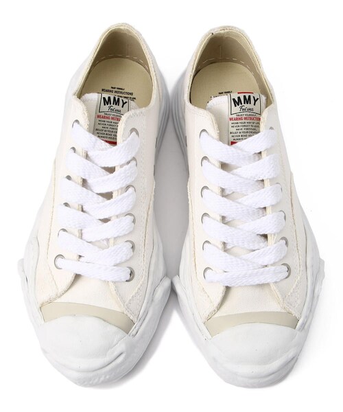MIHARAYASUHIRO(ミハラヤスヒロ)の「Maison MIHARAYASUHIRO/ メゾン ミハラヤスヒロ/CANVAS LOW/JP(シューズ・メンズ・WHITE/BLACK・41/42/43)」の3枚目の写真