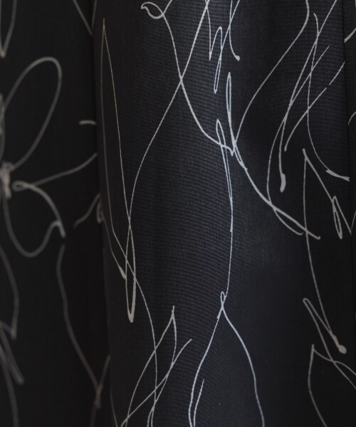 mysty woman（ミスティウーマン）の「【先行予約】線描き柄マーメイドスカート（スカート・レディース・アイボリー/ブラック/ブラウン・F）」の15枚目の写真