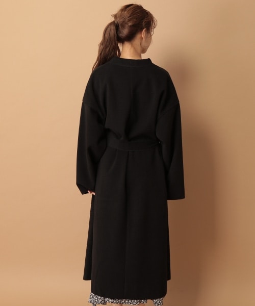 mysty woman(ミスティウーマン)の「【追加予約】ボリュームガウンコート(ジャケット/アウター・レディース・アイボリー/【WEB限定】ブラック/【WEB限定】ダークピンク/モカ/ブラウン/ブルーグレー・F)」の21枚目の写真