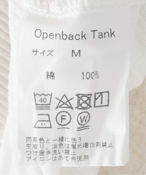 CITYSHOP overneathタンクトップMサイズ CITYSHOP（シティーショップ）の「【OVERNEATH/オーバーニース