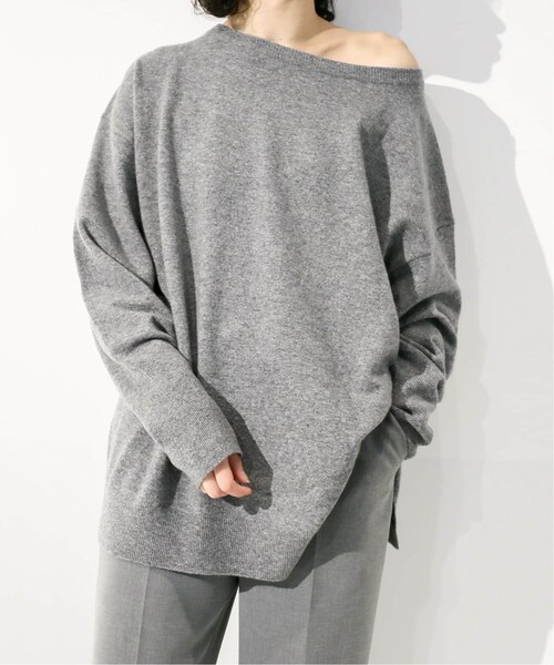 CITYSHOP（シティーショップ）の「《予約》OFF-SHOULDER STRETCH SWEATER（その他・グレーA/フリー）」の21枚目の写真