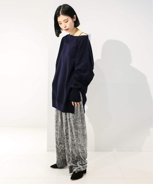 CITYSHOP（シティーショップ）の「《予約》OFF-SHOULDER STRETCH SWEATER（その他・グレーA/フリー）」の6枚目の写真