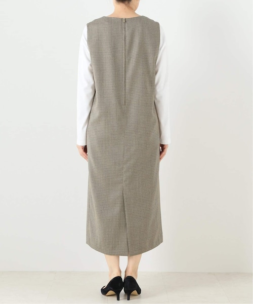 FRAMeWORK（フレームワーク）の「ハウンドトゥース ジャンパースカート  