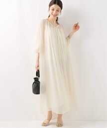 IENA（イエナ）の「maison レーヨンシフォンボリュームワンピース（その他）」