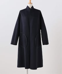 ジュノア JUNOAH サイドスリット後ろタックロッグコート