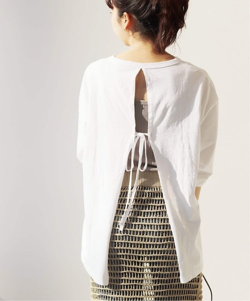 Plage - jane smith バックオープンプルオーバー　ジェーンスミス plage（プラージュ）の「【JANE SMITH×CALUX×Plage】SP BACK OPEN プル
