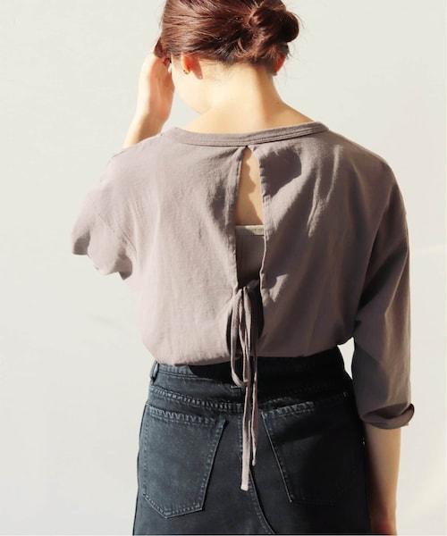 Plage - jane smith バックオープンプルオーバー　ジェーンスミス plage（プラージュ）の「【JANE SMITH×CALUX×Plage】SP BACK OPEN プル
