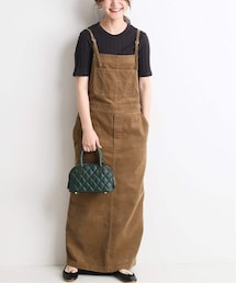 SLOBE IENA | 《追加》LE DENIM ロングジャンパースカート◆(その他)