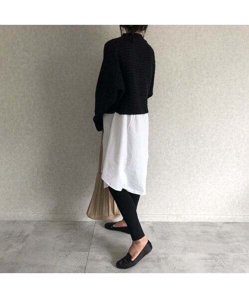 copine(コピン)の「再入荷!ロングシャツ切替デザインニット(2color)(ニット/セーター・レディース・その他)」の11枚目の写真
