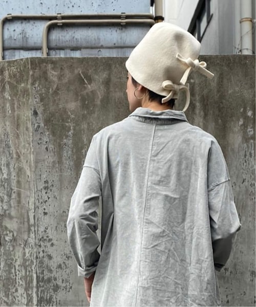 【SCHA】WOOL CAP WITH RIBBON JOURNAL STANDARD LUXE（ジャーナルスタンダード ラックス）の