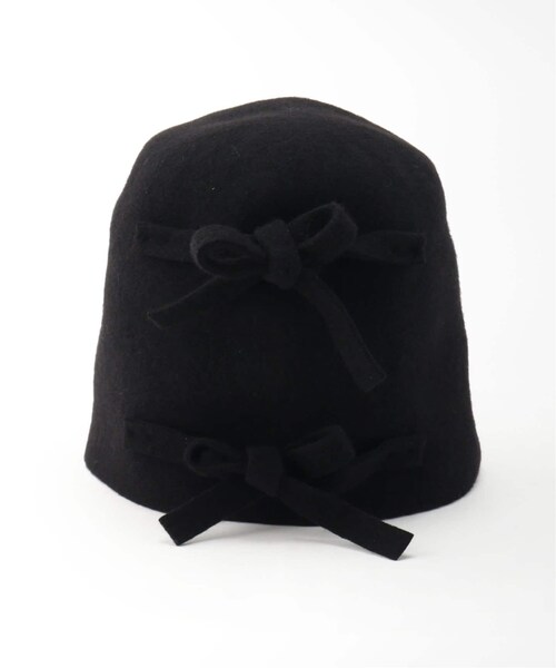 【SCHA】WOOL CAP WITH RIBBON JOURNAL STANDARD LUXE（ジャーナルスタンダード ラックス）の