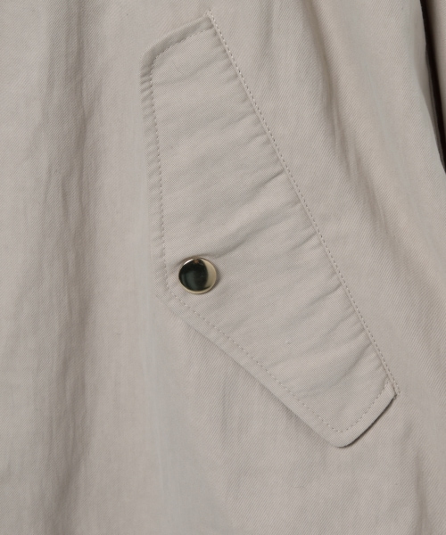 Andemiu(アンデミュウ)の「キルティングベストツキブルゾン(ジャケット/アウター・エクリュ/カーキ)」の16枚目の写真