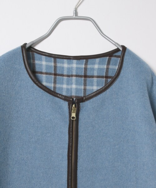 Andemiu（アンデミュウ）の「リバーシブルコート（ジャケット/アウター・グレー/ベージュ/ブルー）」の20枚目の写真