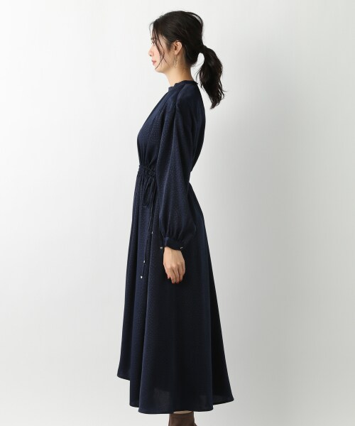 Andemiu（アンデミュウ）の「ドットガラドロストワンピース（ワンピース/ドレス・グレー/ブルー/ネイビー）」の17枚目の写真