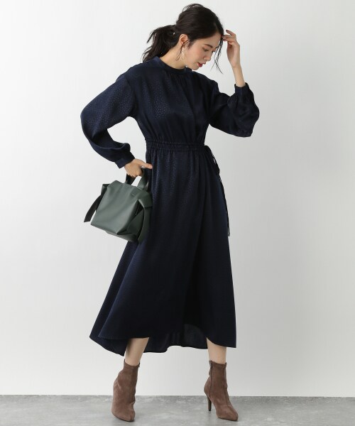 Andemiu（アンデミュウ）の「ドットガラドロストワンピース（ワンピース/ドレス・グレー/ブルー/ネイビー）」の14枚目の写真