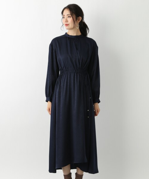 Andemiu（アンデミュウ）の「ドットガラドロストワンピース（ワンピース/ドレス・グレー/ブルー/ネイビー）」の16枚目の写真