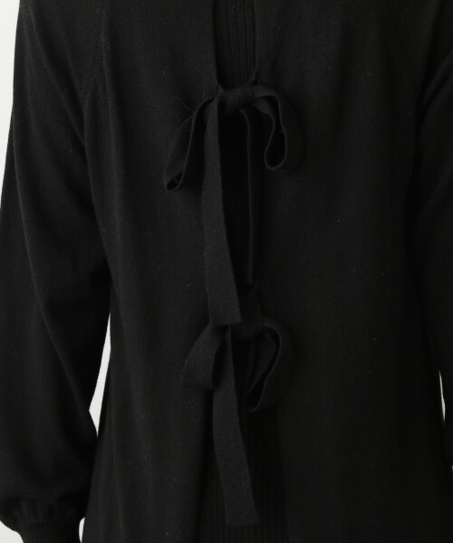 Andemiu（アンデミュウ）の「バックリボンタートルニットワンピース（ワンピース/ドレス・ブラック/アイボリー/ブルー）」の20枚目の写真